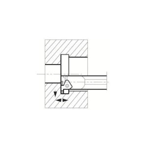 京セラインダストリアルツールズ 大内径深溝入れ加工用ホルダ KGIA 大内径深溝入れ加工用ホルダ KGIA KGIAR5140B-3
