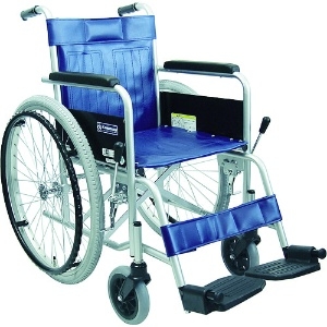 カワムラ スチール製車椅子 座幅42CM スチール製車椅子 座幅42CM KR801N