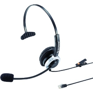 SANWA 電話用ヘッドセット(片耳タイプ) MM-HSRJ02