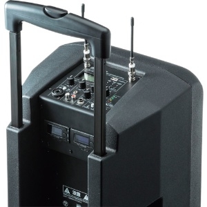 SANWA ワイヤレスマイク付き拡声器スピーカー ワイヤレスマイク付き拡声器スピーカー MM-SPAMP8 画像3