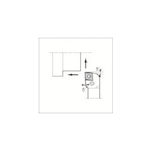 京セラインダストリアルツールズ 外径・端面加工用ホルダ PCLN PCLNL3225P-12