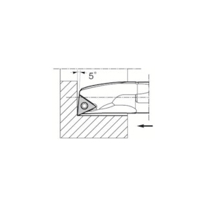 京セラインダストリアルツールズ 内径・奥端面加工用鋼バー S-STLC-A 内径・奥端面加工用鋼バー S-STLC-A S08X-STLCL09-10A