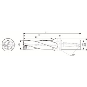 京セラインダストリアルツールズ マジックドリル DRZ型用ホルダ 加工深さ3×DC S20-DRZ1339-05