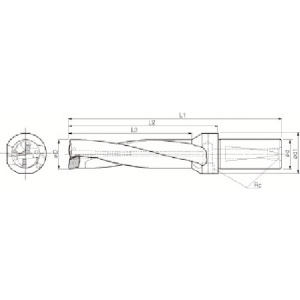 京セラインダストリアルツールズ マジックドリル DRZ型用ホルダ 加工深さ4×DC S20-DRZ135540-05
