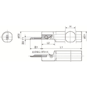 京セラインダストリアルツールズ 小内径ボーリング システムバー S-SVN-SN S22K-SVNR12SN