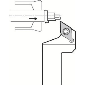 京セラインダストリアルツールズ 外径・倣い加工用スペースホルダ SDJC SDJCR1216JX-11-F05