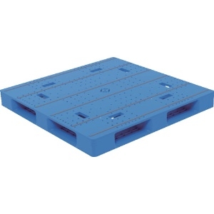 サンコー プラスチックパレット 840119 LX-1111D4-5ブルー SK-LX-1111D4-5-BL