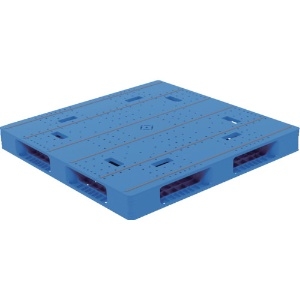 サンコー プラスチックパレット 840118 LX-1111R4-4ブルー SK-LX-1111R4-4-BL