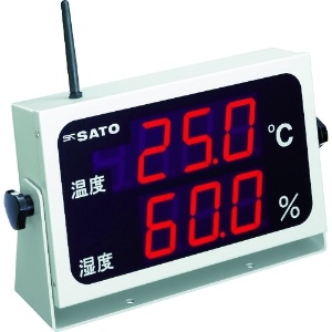 佐藤 コードレス温湿度表示器(8102-00) SK-M350R-TRH