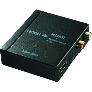 SANWA HDMI信号オーディオ分離器(光デジタル/アナログ対応) VGA-CVHD5