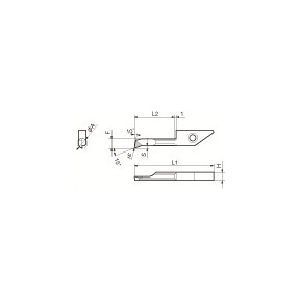 京セラインダストリアルツールズ 旋削用チップ PCD KPD001 旋削用チップ PCD KPD001 VNBR0411-02NB