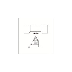 京セラインダストリアルツールズ 外径・面取り加工用ホルダ WTEN-N WTENN2525M-16N