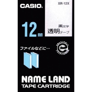 カシオ ネームランド用テープカートリッジ 粘着タイプ 12mm ネームランド用テープカートリッジ 粘着タイプ 12mm XR-12X