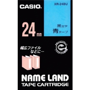 カシオ ネームランド用テープカートリッジ 粘着タイプ 24mm ネームランド用テープカートリッジ 粘着タイプ 24mm XR-24BU