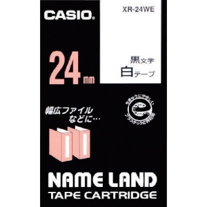 カシオ ネームランド用テープカートリッジ 粘着タイプ24mm ネームランド用テープカートリッジ 粘着タイプ24mm XR-24WE