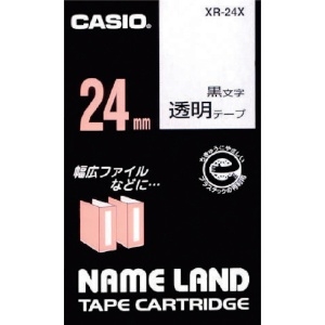 カシオ ネームランド用テープカートリッジ 粘着タイプ 24mm ネームランド用テープカートリッジ 粘着タイプ 24mm XR-24X
