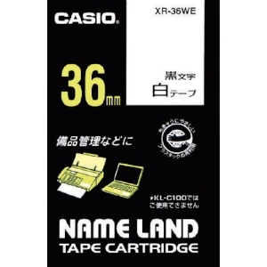 カシオ ネームランド用テープカートリッジ 粘着タイプ 36mm XR-36WE