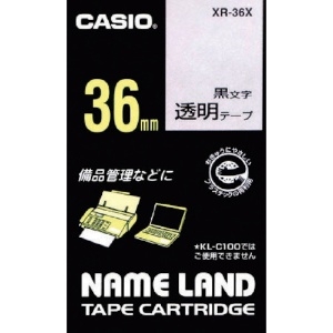 カシオ ネームランド用テープカートリッジ 粘着タイプ 36mm XR-36X