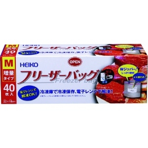 HEIKO フリーザーバッグ 増量タイプ M 004750005