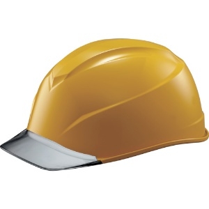 タニザワ エアライトS搭載ヘルメット(透明バイザータイプ・溝付) 透明バイザー:グレー/帽体色:黄 エアライトS搭載ヘルメット(透明バイザータイプ・溝付) 透明バイザー:グレー/帽体色:黄 123-JZV-V2-Y5-J