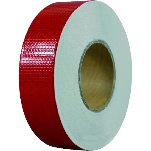 セーフラン 高輝度反射テープ 赤 幅50mm×50m 高輝度反射テープ 赤 幅50mm×50m 14354