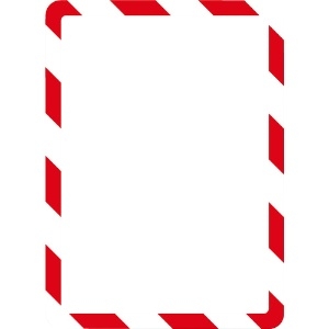 tarifold 安全標識用ディスプレイポケット 粘着タイプ A4 2枚入り 禁止 194973