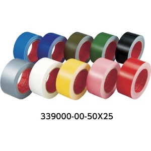 スリオン カラー布粘着テープ25mm グリーン カラー布粘着テープ25mm グリーン 339000-GR-20-25X25