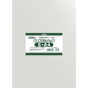 HEIKO OPP袋 テープなし クリスタルパック S-A4 6739200