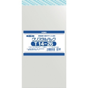 HEIKO OPP袋 テープ付き クリスタルパック T14-26 OPP袋 テープ付き クリスタルパック T14-26 6740900