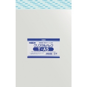 HEIKO OPP袋 テープ付き クリスタルパック T-A5 OPP袋 テープ付き クリスタルパック T-A5 6740910