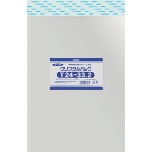HEIKO OPP袋 テープ付き クリスタルパック T24-33.2 OPP袋 テープ付き クリスタルパック T24-33.2 6741010