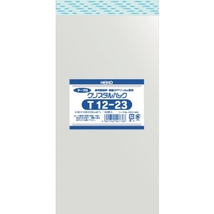 HEIKO OPP袋 テープ付き クリスタルパック T12-23 OPP袋 テープ付き クリスタルパック T12-23 6741600