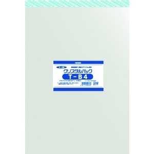 HEIKO OPP袋 テープ付き クリスタルパック T-B4 OPP袋 テープ付き クリスタルパック T-B4 6743300