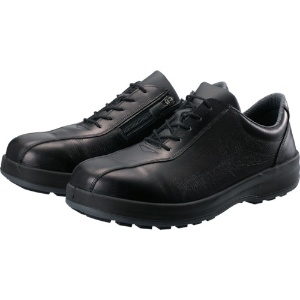 シモン 耐滑・軽量3層底安全短靴8512黒C付 23.5cm 8512C-235