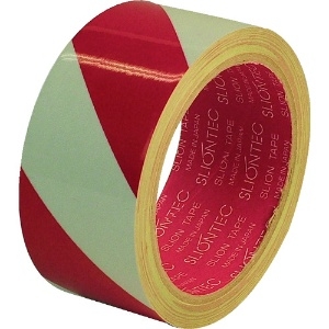 スリオン 危険表示用反射テープ 90mm×10m(赤/白) 危険表示用反射テープ 90mm×10m(赤/白) 965100-RW-00-90X10