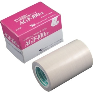 チューコーフロー フッ素樹脂(テフロンPTFE製)粘着テープ AGF100FR 0.13t×100w×10m AGF100FR-13X100