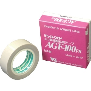 チューコーフロー フッ素樹脂(テフロンPTFE製)粘着テープ AGF100FR 0.13t×19w×10m AGF100FR-13X19