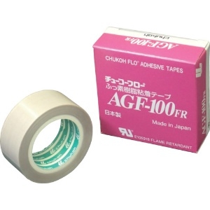チューコーフロー フッ素樹脂(テフロンPTFE製)粘着テープ AGF100FR 0.13t×25w×10m AGF100FR-13X25
