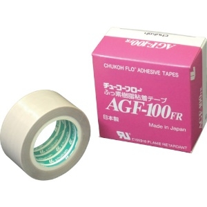チューコーフロー フッ素樹脂(テフロンPTFE製)粘着テープ AGF100FR 0.13t×30w×10m AGF100FR-13X30