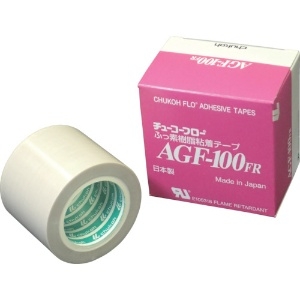 チューコーフロー フッ素樹脂(テフロンPTFE製)粘着テープ AGF100FR 0.13t×50w×10m AGF100FR-13X50