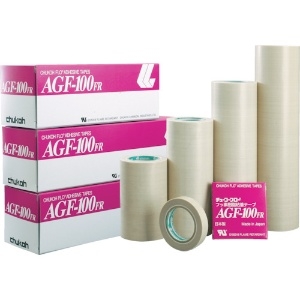 チューコーフロー フッ素樹脂(テフロンPTFE製)粘着テープ AGF100FR 0.15t×250w×10m AGF100FR-15X250