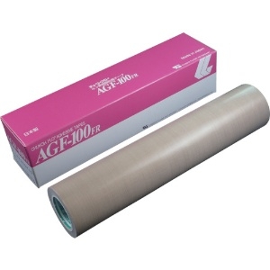 チューコーフロー フッ素樹脂(テフロンPTFE製)粘着テープ AGF100FR 0.15t×300w×10m AGF100FR-15X300