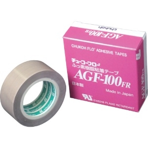 チューコーフロー フッ素樹脂(テフロンPTFE製)粘着テープ AGF100FR 0.18t×30w×10m AGF100FR-18X30
