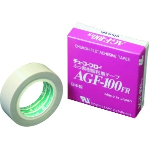 チューコーフロー フッ素樹脂(テフロンPTFE製)粘着テープ AGF100FR 0.30t×19w×5m AGF100FR30X19X5