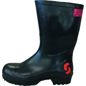 SHIBATA 【生産完了品】安全耐油長靴(黒) 安全耐油長靴(黒) AO011-27.0 画像2