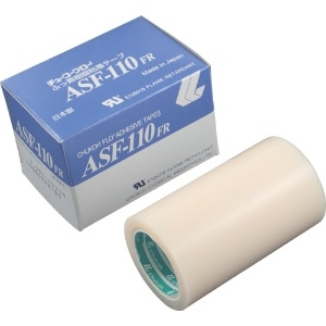 チューコーフロー フッ素樹脂(テフロンPTFE製)粘着テープ ASF110FR 0.08t×100w×10m フッ素樹脂(テフロンPTFE製)粘着テープ ASF110FR 0.08t×100w×10m ASF110FR-08X100