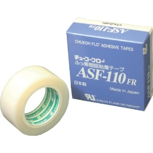 チューコーフロー フッ素樹脂(テフロンPTFE製)粘着テープ ASF110FR 0.08t×25w×10m フッ素樹脂(テフロンPTFE製)粘着テープ ASF110FR 0.08t×25w×10m ASF110FR-08X25
