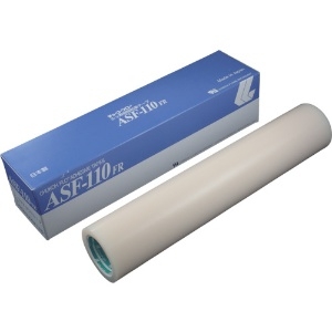 チューコーフロー フッ素樹脂(テフロンPTFE製)粘着テープ ASF110FR 0.08t×300w×10m ASF110FR-08X300