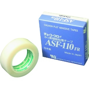 チューコーフロー フッ素樹脂(テフロンPTFE製)粘着テープ ASF110FR 0.23t×19w×5m ASF110FR23X19X5