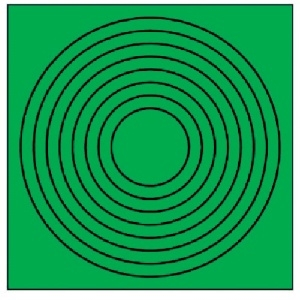 ユニット ゲージマーカー円形緑・PPステッカー・10枚組 446-86